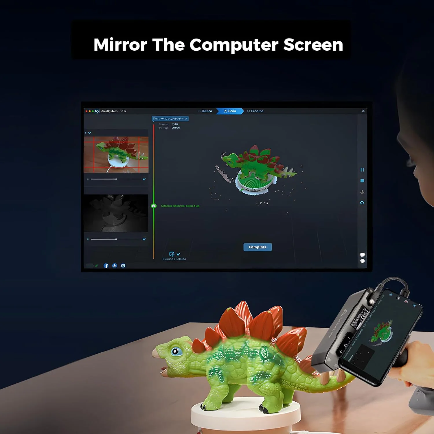 اسکنر سه بعدی Otter کرالیتی و کیت های اسکن بی سیم برای اسکن سه بعدی