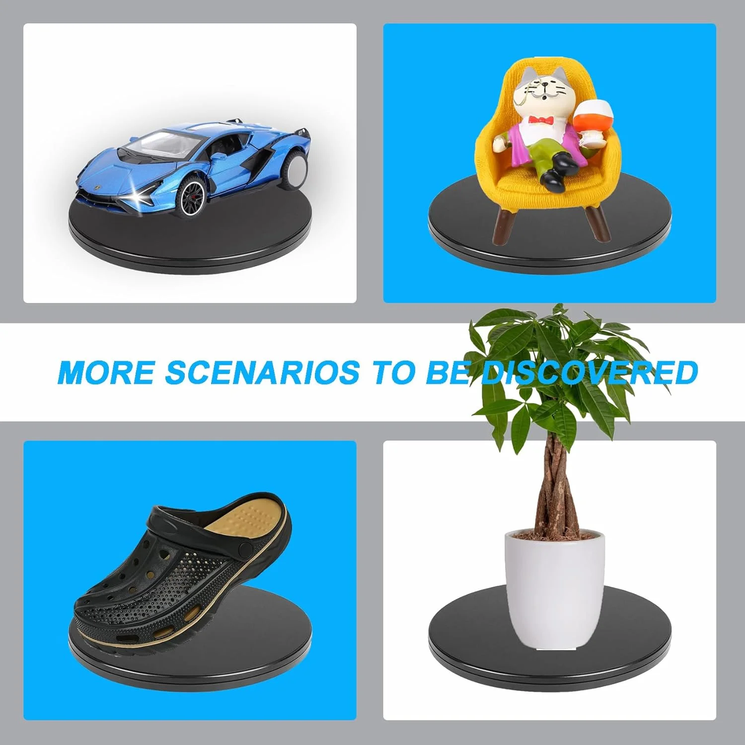 پایه گردان نمایشگر 8 اینچی Creality، صفحه گردان قابل حمل با چرخش 360 درجه برای اسکنر سه بعدی Creality مناسب برای اسکن آسان اشیاء کوچک و متوسط