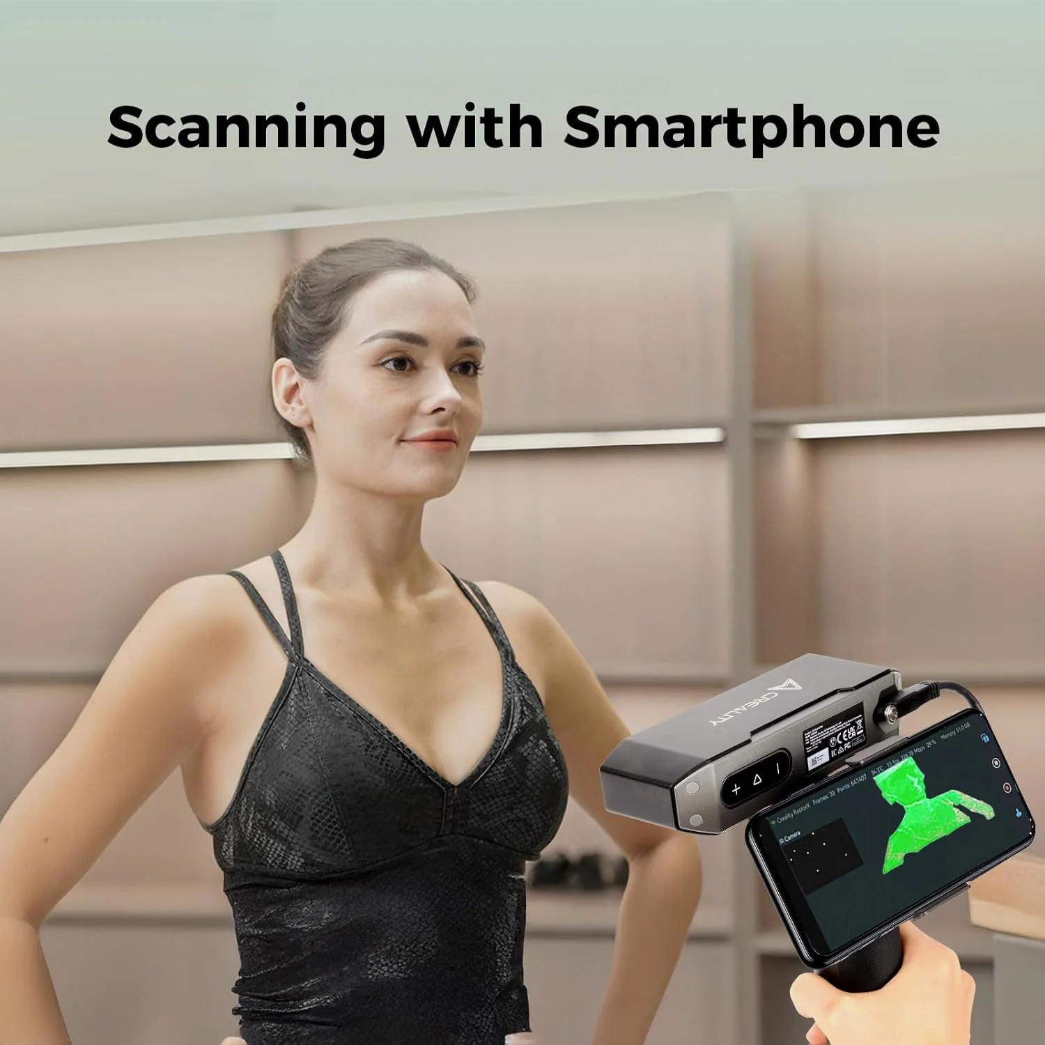 پل اسکن کرالیتی برای اسکنر سه بعدی CR-Scan Otter، کیت اسکن بی سیم برای آیفون، اندروید و صفحه نمایش آینه ای