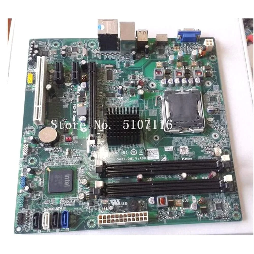 مادربرد کامپیوتر رومیزی برای Inspiron 560 560S 18D1Y G43T-DM1 قبل از ارسال تست خواهد شد