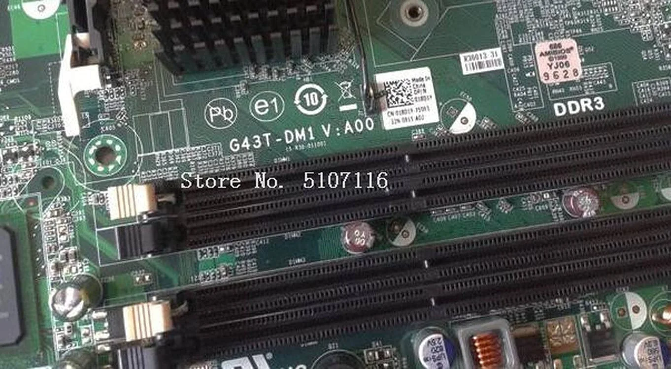 مادربرد کامپیوتر رومیزی برای Inspiron 560 560S 18D1Y G43T-DM1 قبل از ارسال تست خواهد شد