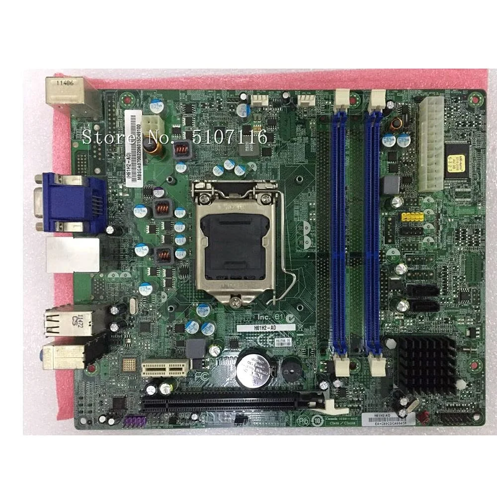 مادربرد دسکتاپ برای X3990 H61H2-AD 1155 H61 DDR3