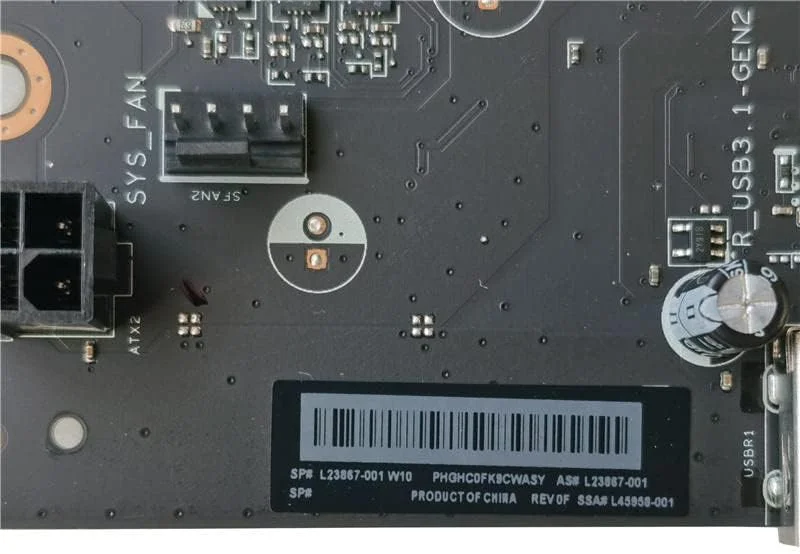 مادربرد رومیزی برای Omen Obelisk 875-0014 مدل L23867-001 601 H370 17582-1 تست شده