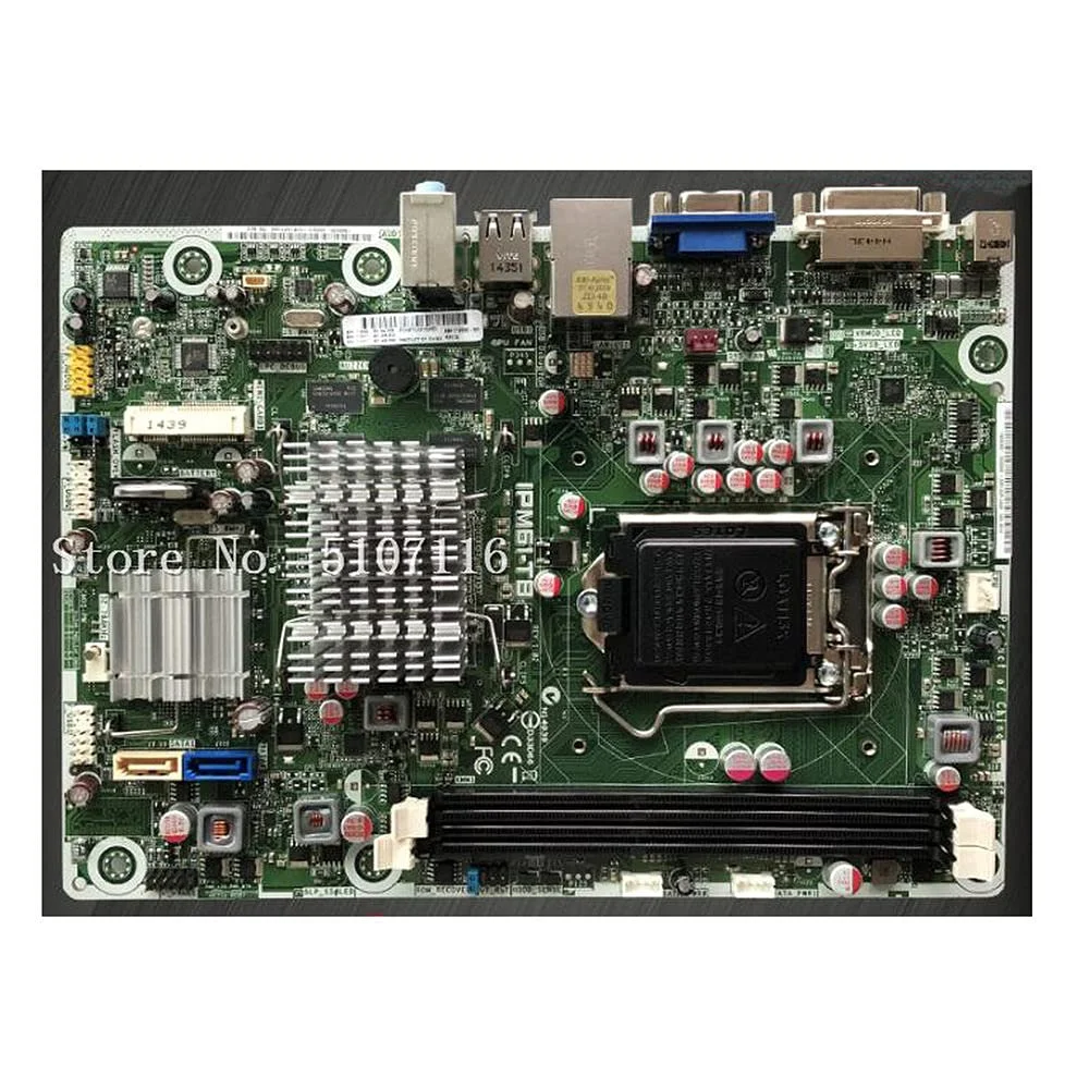 مادربرد رومیزی Micro-ATX برای سیستم های 110 Tenby-U IPM61-TB H61، سوکت LGA 1150، DDR4، 8 گیگابایت، SATA 2، PCIe x16، x1، 6 SATA، 1 USB 2.0، 2 Ethernet، چیپست H61 Express