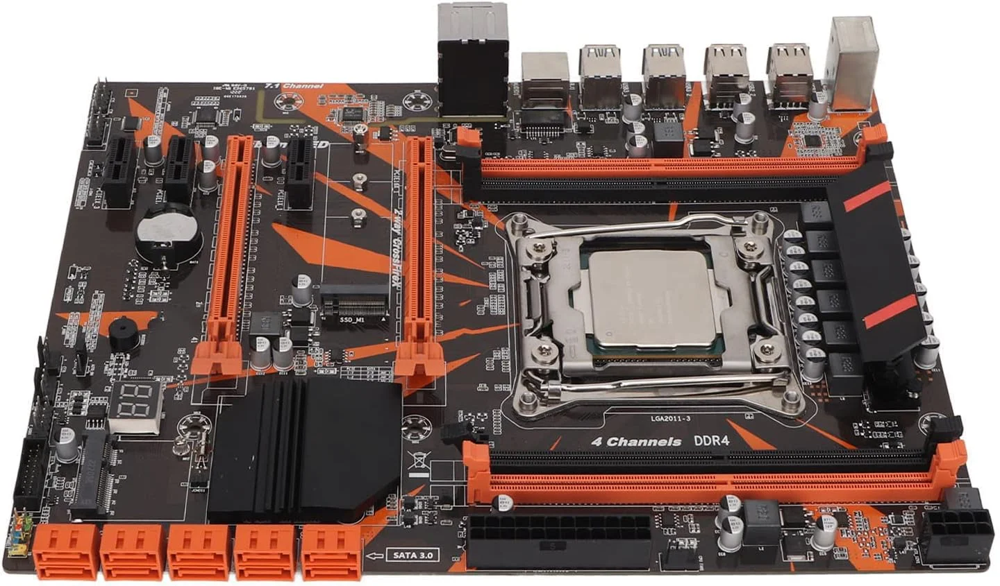 مادربرد رومیزی، 10 ساتا 3.0، 5 پیسیآیاکسپرس، 4 اسلات حافظه DDR4، مادربرد کامپیوتر NVME M.2 LGA 2011، مادربرد کامپیوتر برای جایگزینی رایانه شخصی مادربرد رومیزی، 10 ساتا 3.0، 5 پیسیآیاکسپرس، 4 اسلات حافظه DDR4، مادربرد کامپیوتر NVME M.2 LGA 2011، مادربرد کامپیوتر برای جایگزینی رایانه شخصی