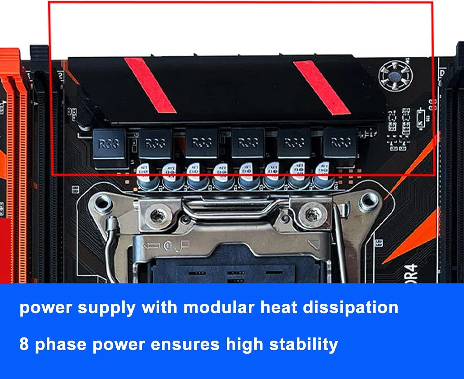 مادربرد رومیزی، 10 ساتا 3.0، 5 پی‌سی‌آی‌اکسپرس، 4 اسلات حافظه DDR4، مادربرد کامپیوتر NVME M.2 LGA 2011، مادربرد کامپیوتر برای جایگزینی رایانه شخصی