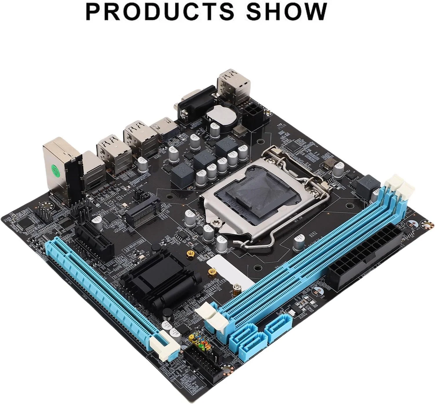 مادربرد رومیزی Heayzoki، مادربرد کامپیوتر کانال DDR3 برای رایانه شخصی، H61 6 USB2.0 DDR3 M.2 NVMe NGFF 100Mbps LAN Micro ATX برای LGA1155 مادربرد رومیزی Heayzoki، مادربرد کامپیوتر کانال DDR3 برای رایانه شخصی، H61 6 USB2.0 DDR3 M.2 NVMe NGFF 100Mbps LAN Micro ATX برای LGA1155