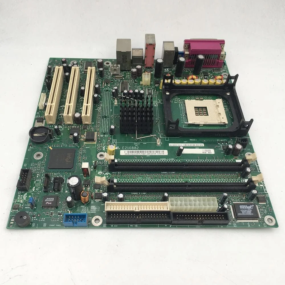 مادربرد کامپیوتر رومیزی مدل 170L 1100 3000، شماره قطعه 0U2575 U2575 DH513 865G DDR، تست شده و کاملا سالم