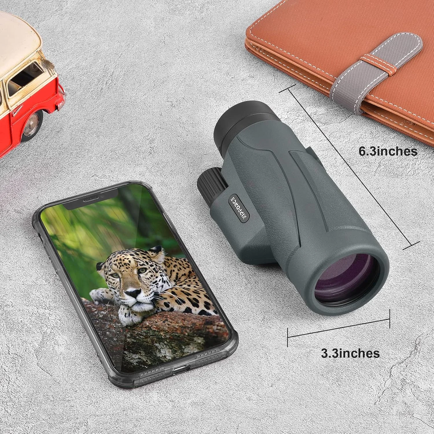 تلسکوپ تک چشمی زیپفورس 12x50 با کیفیت بالا - تک چشمی ضد آب IPX7 پر شده با نیتروژن - منشور BAK4 FMC برای تماشای حیات وحش/تماشای پرندگان/کمپینگ/مسافرت/پیاده روی تلسکوپ تک چشمی زیپفورس 12x50 با کیفیت بالا - تک چشمی ضد آب IPX7 پر شده با نیتروژن - منشور BAK4 FMC برای تماشای حیات وحش/تماشای پرندگان/کمپینگ/مسافرت/پیاده روی