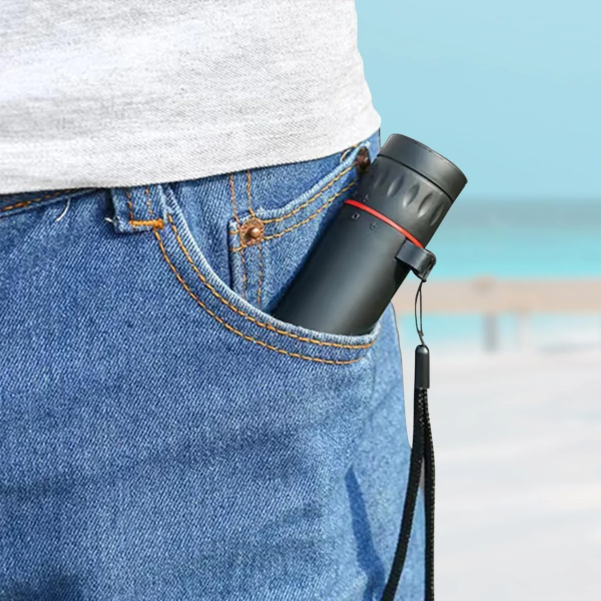 تلسکوپ مینیاتوری برای بزرگسالان، تلسکوپ های منوچشمی با قدرت بزرگنمایی 2000X24، ضد آب برای رویدادهای ورزشی، کنسرت ها، کمپینگ، دیدبانی و مسافرت