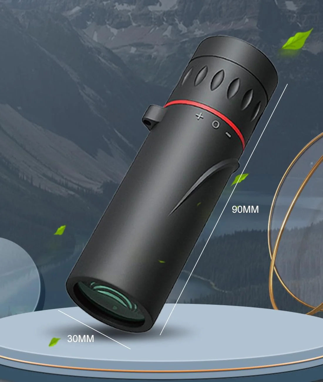 تلسکوپ مینیاتوری برای بزرگسالان، تلسکوپ تک چشمی ضد آب برای کمپینگ و مسافرت