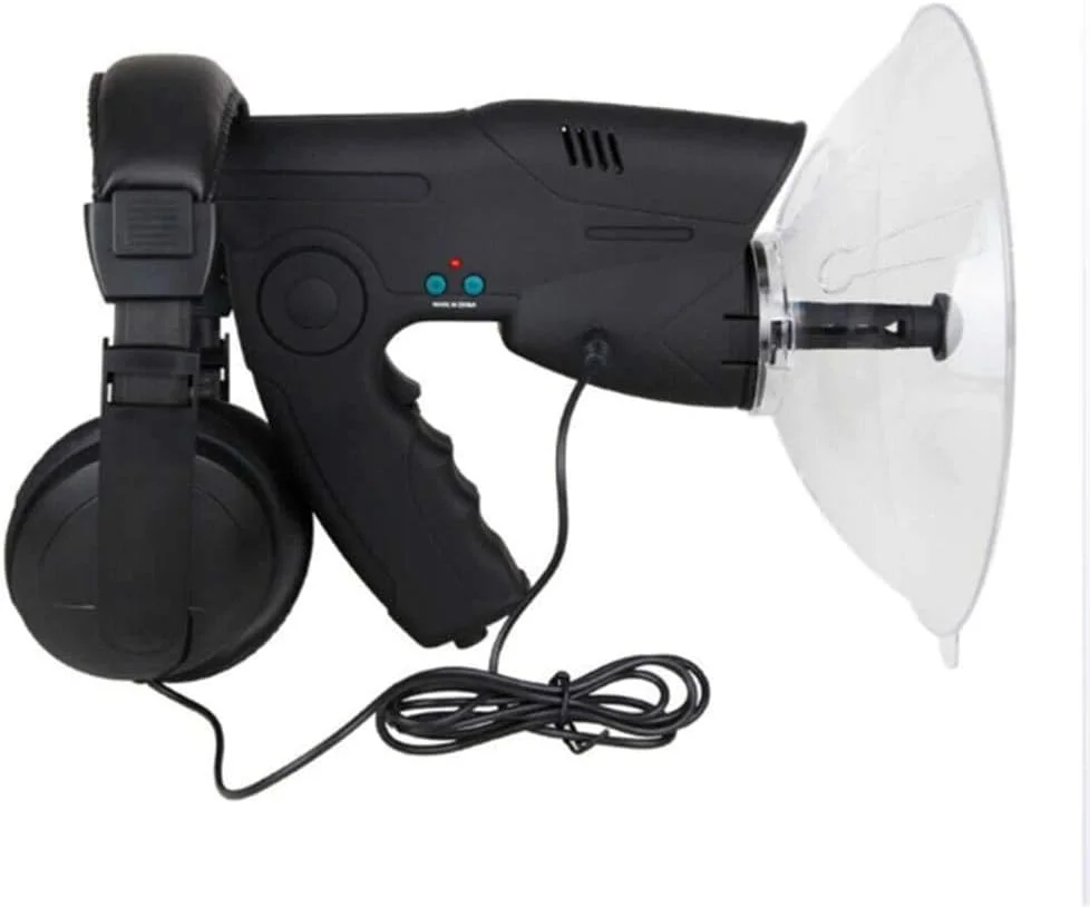 میکروفون سهموی تک چشمی قابل حمل، تقویت کننده صدا گوشی بیونیک و تلسکوپ مشاهده پرندگان، دستگاه دیجیتال مشاهده و شنیدن طبیعت برای مسافت های طولانی