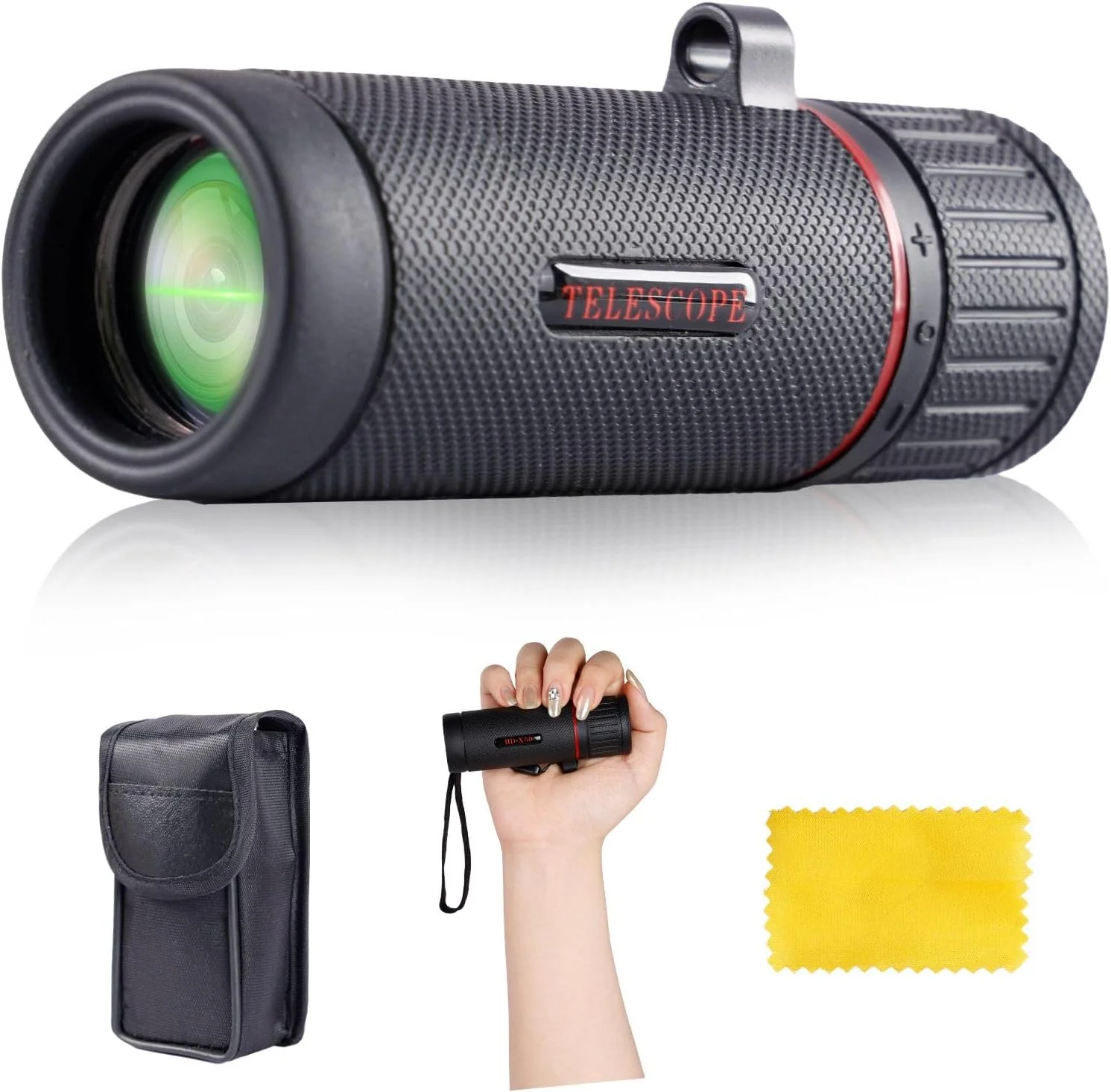 تلسکوپ مونوکولار کوچک 8x21 با فوکوس بسیار کوتاه