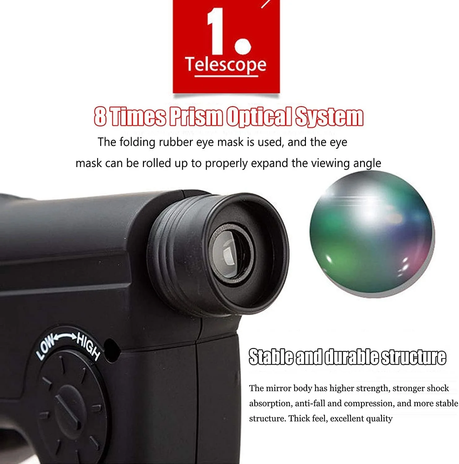 دستگاه شنیداری پارابولیک، گوش بیونیک، دستگاه موبایل، تک چشمی X8 تقویت کننده صدا، دستگاه دیجیتال مشاهده و شنیدن طبیعت