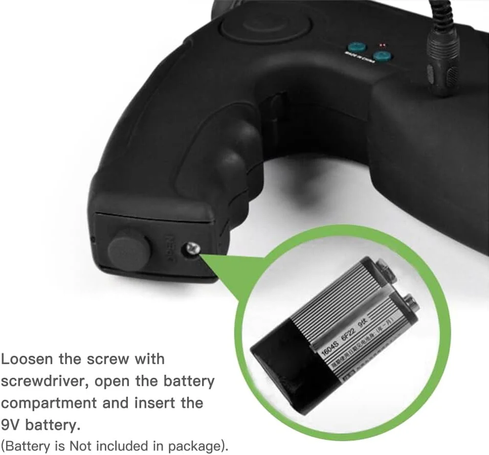 بشقاب جمع آوری کننده صدای سهموی با تک چشمی 8X به همراه دستگاه تقویت کننده صدا و هدفون برای تماشای پرندگان از راه دور و گوش دادن به صدای پرندگان در فضای باز