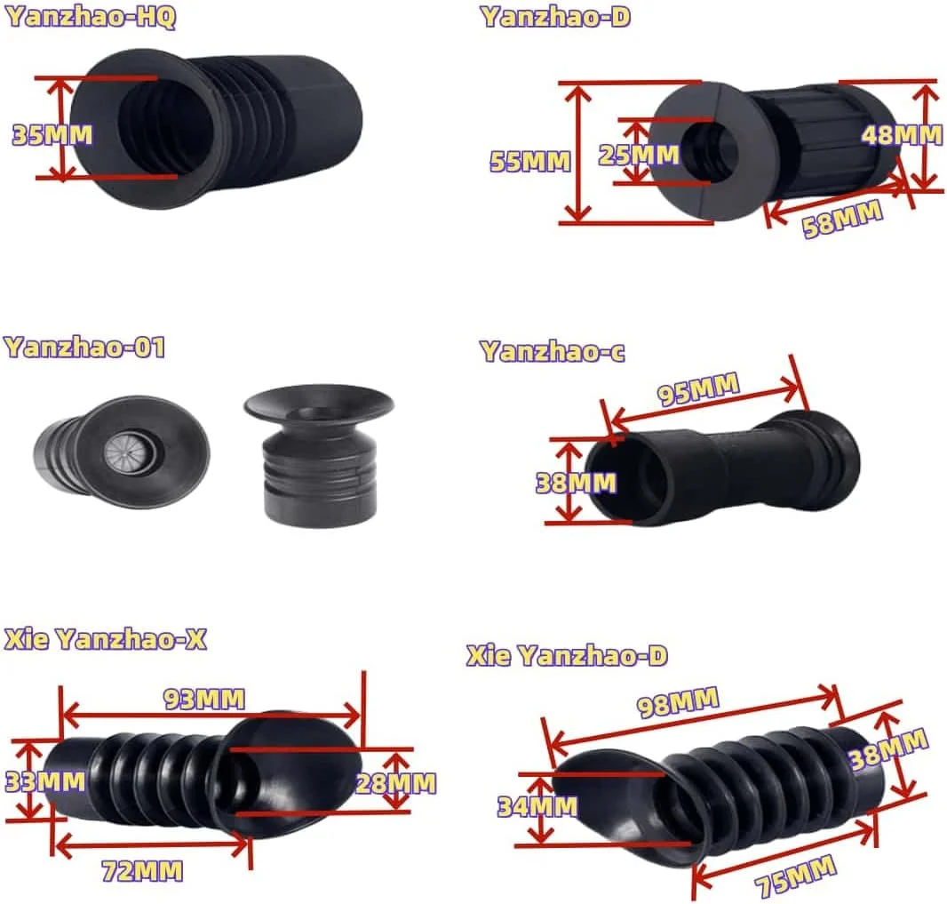 تلسکوپ تک چشمی لاستیکی با لنزهای اپتیکال و ماسک چشم برای محافظت از چشم در فضای باز - ماسک چشم مسدود کننده نور