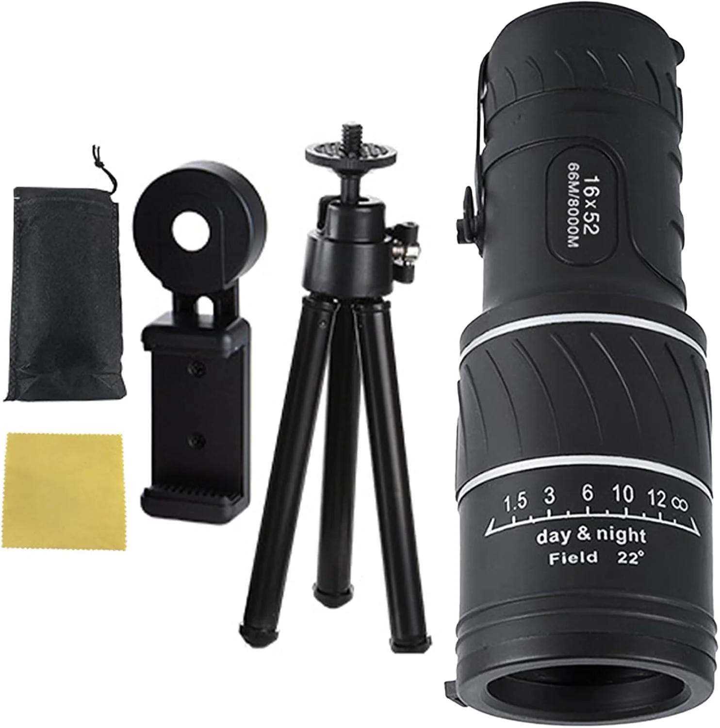 تلسکوپ تک چشمی دستی با قدرت بالا - ابزار آموزشی ضد آب، اسباب بازی فضای باز برای پیاده روی، کمپینگ، شکار، آموزش کودکان و بزرگسالان