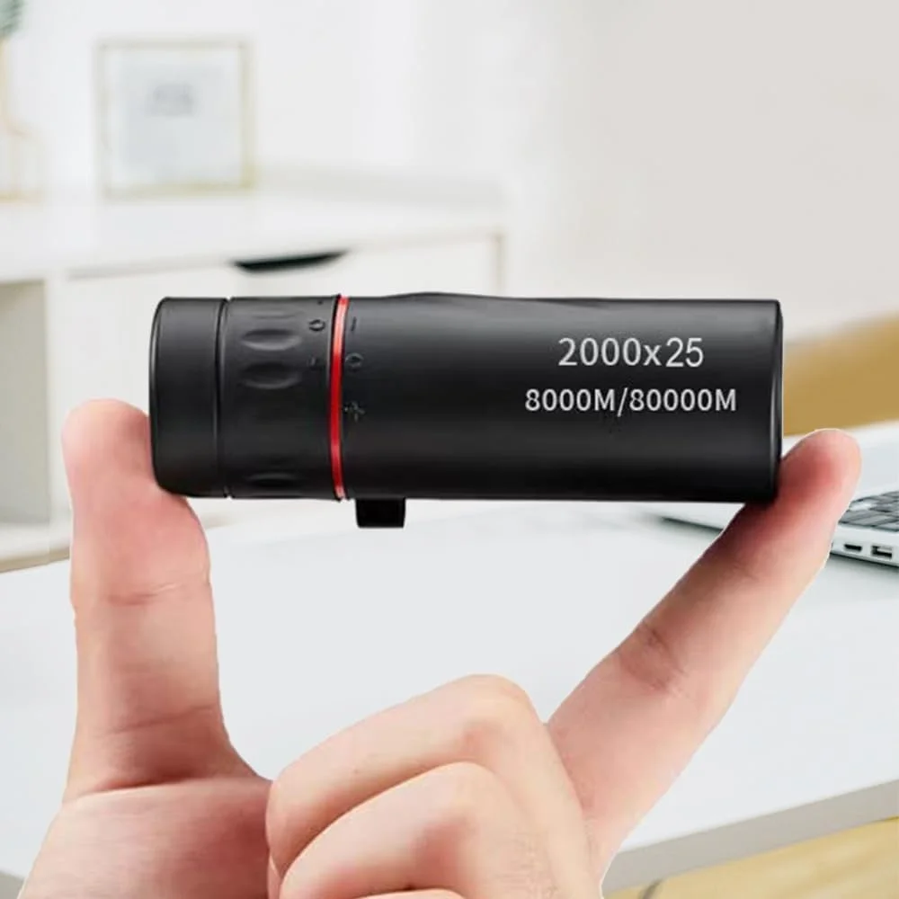 تلسکوپ تک چشمی 10x24، ضد آب و سبک وزن برای استفاده در فضای باز (سبز)