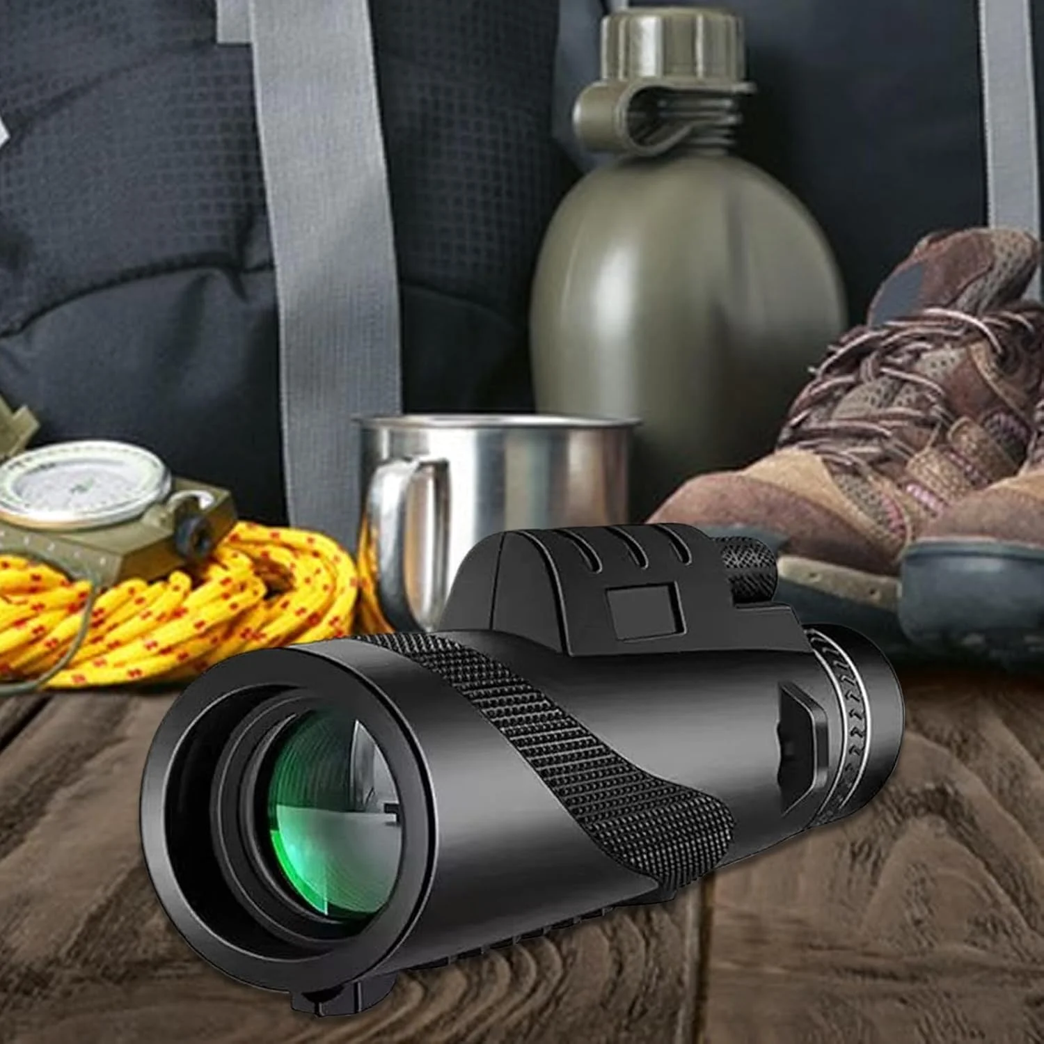 تلسکوپ تک چشمی برای تلفن هوشمند، تک چشمی فشرده برای بزرگسالان، دوربین تک چشمی دستی HD با طراحی فشرده برای مسافرت، تماشای پرندگان و کمپینگ