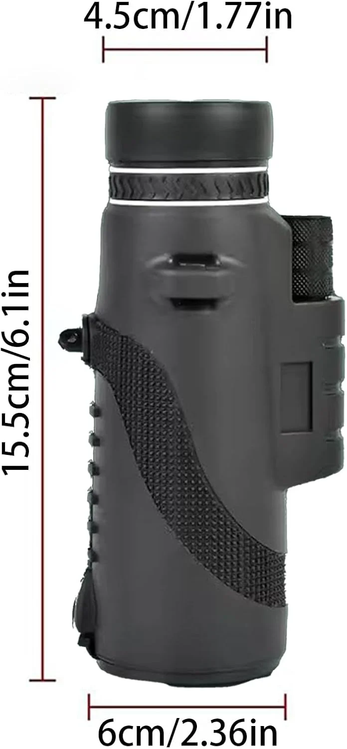 تلسکوپ تک چشمی برای تلفن هوشمند - تک چشمی های با کیفیت بالا برای بزرگسالان، دوربین تک چشمی دستی با طراحی جمع و جور برای مسافرت، تماشای پرندگان و کمپینگ