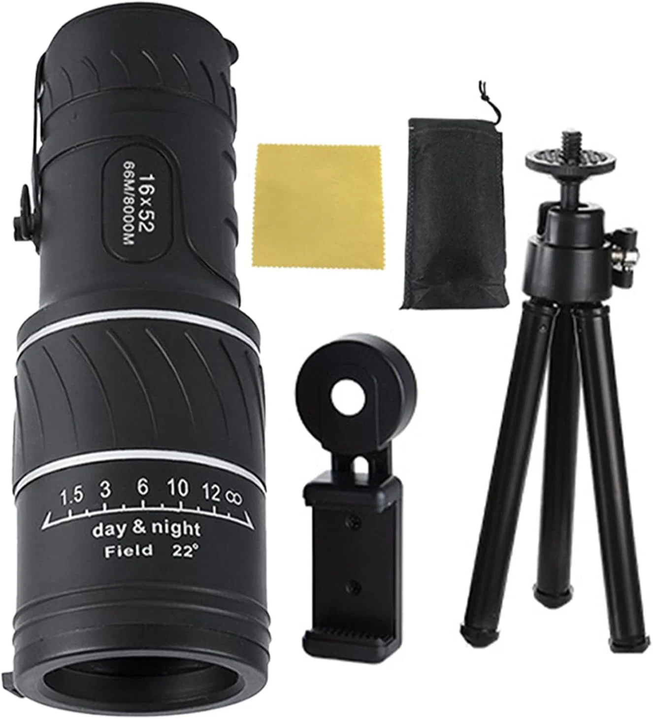 تلسکوپ تک چشمی بزرگسالان | تلسکوپ تک چشمی دستی | ابزار نوری سبک وزن و ضد آب برای پیاده روی، شکار، تماشای پرندگان، کمپینگ، کودکان و بزرگسالان