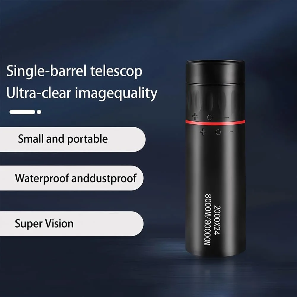تلسکوپ تک چشمی 24X، تک چشمی های فشرده منشور دار با قدرت بالا، تلسکوپ تک چشمی HD برای پیاده روی، کنسرت و مسافرت تلسکوپ تک چشمی 24X، تک چشمی های فشرده منشور دار با قدرت بالا، تلسکوپ تک چشمی HD برای پیاده روی، کنسرت و مسافرت