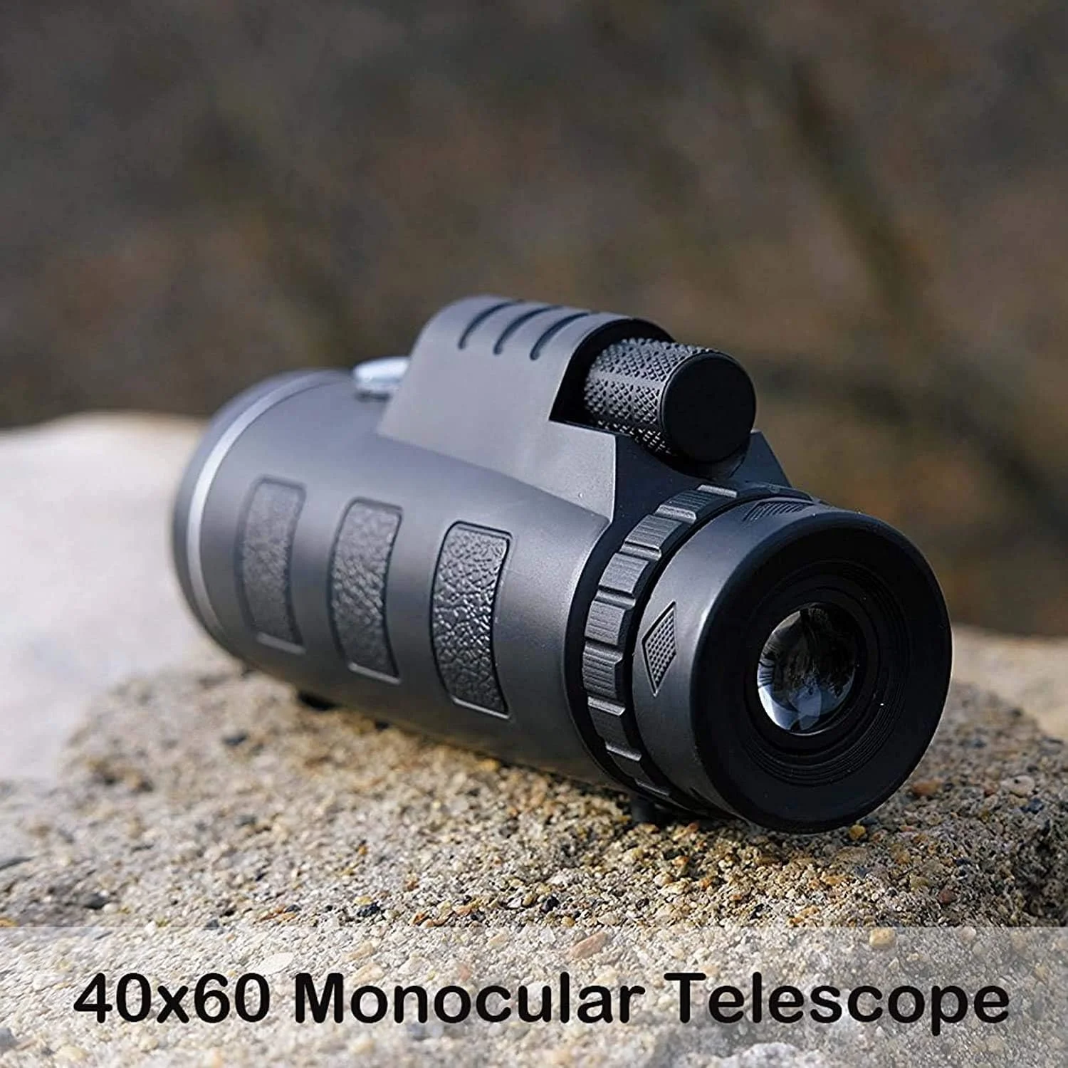 تلسکوپ تک چشمی 40x60 HD با قدرت بالا به همراه سه پایه برای بزرگسالان و کودکان، مناسب تماشای پرندگان، تلسکوپ تک چشمی منشوری BAK4 به همراه نگهدارنده تلفن و سه پایه برای کمپینگ و شکار