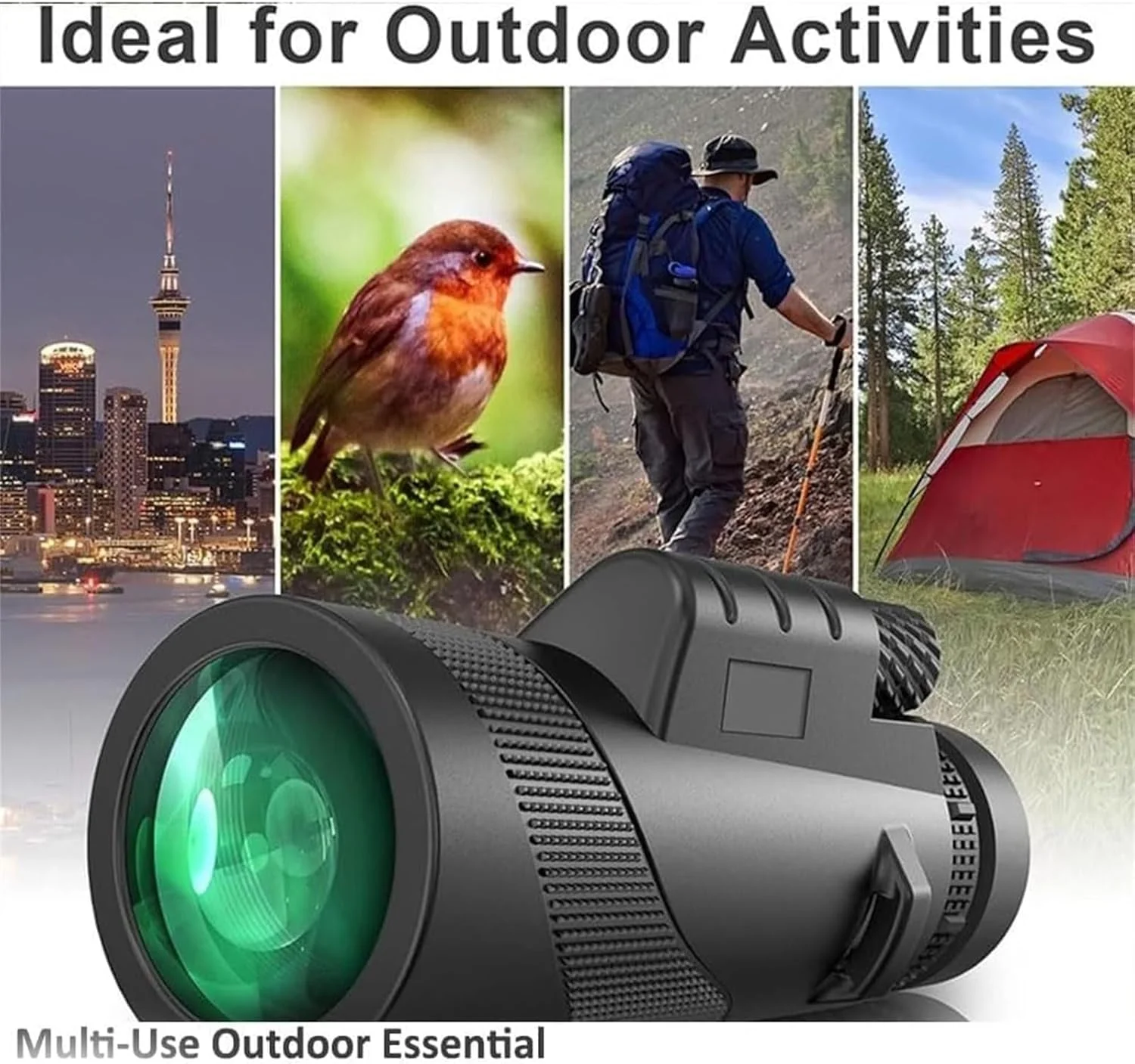 تلسکوپ تک چشمی Stscope 360، تلسکوپ تک چشمی 80x100 با قدرت بالا برای بزرگسالان، تلسکوپ تک چشمی با کیفیت بالا برای تماشای ستارگان، حیات وحش، تماشای پرندگان، مسافرت، کمپینگ و پیاده روی (سبز) تلسکوپ تک چشمی Stscope 360، تلسکوپ تک چشمی 80x100 با قدرت بالا برای بزرگسالان، تلسکوپ تک چشمی با کیفیت بالا برای تماشای ستارگان، حیات وحش، تماشای پرندگان، مسافرت، کمپینگ و پیاده روی (سبز)