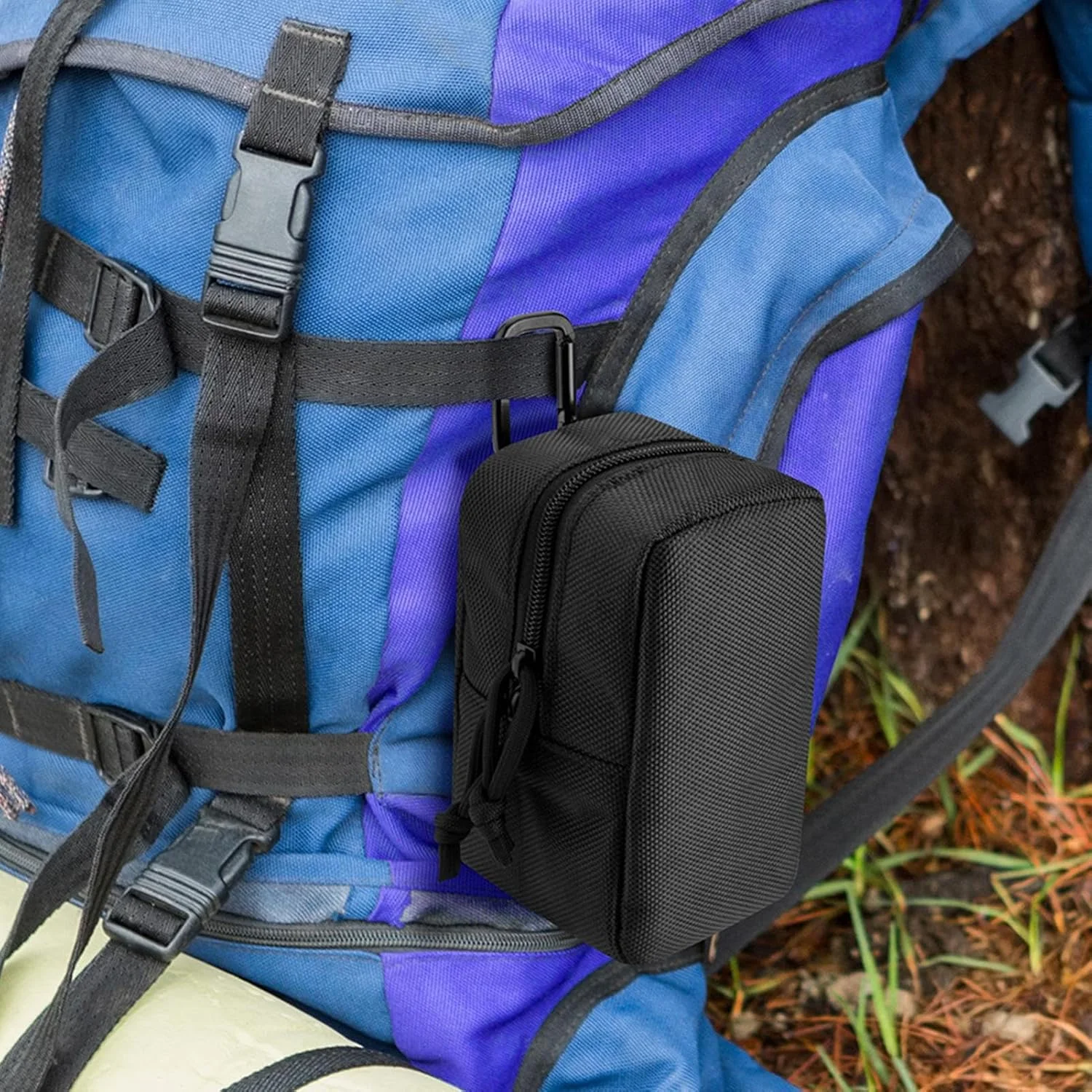 کیف تک چشمی | کیف حمل قابل حمل، کیف مسافرتی ضد ضربه با گیره برای تماشای پرندگان، کمپینگ، پیاده روی، مشاهده حیات وحش، کوهنوردی، ماهیگیری در فضای باز و فعالیت های مسافرتی