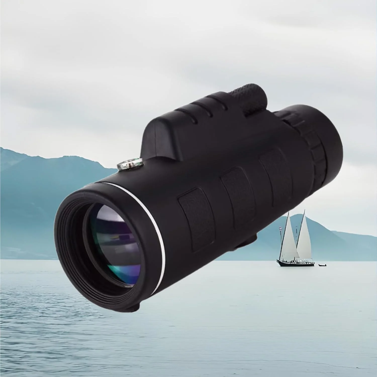 تک چشمی با قطب نما، لنزهای چند لایه پوشش داده شده، ضد آب و ضد مه، مناسب فعالیت های خارج از منزل، پیاده روی، کنسرت و مسافرت