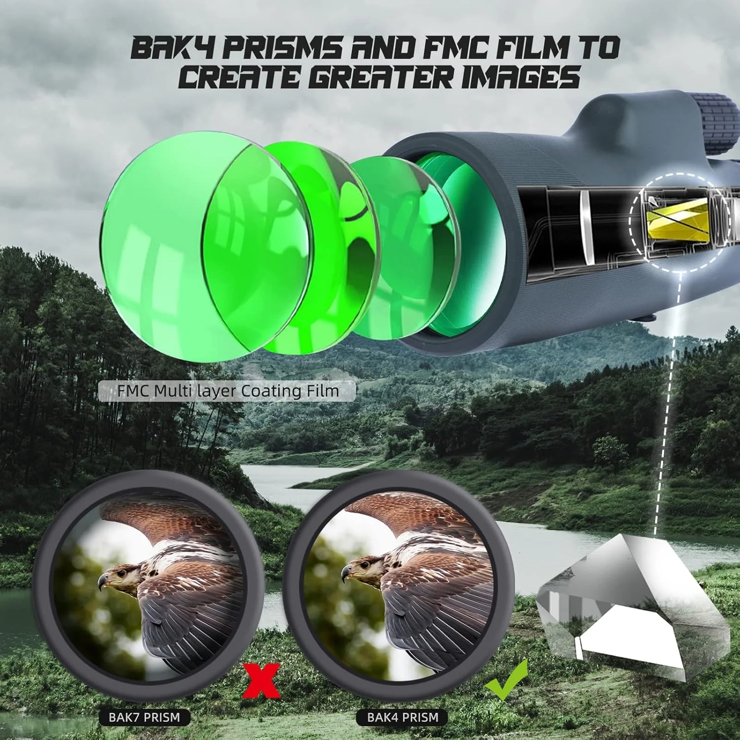 تلسکوپ تک چشمی BOSSDUN، بزرگنمایی 30x50 HD با قدرت بالا به همراه آداپتور تلفن، سه پایه و سایه بان لنز، لنز FMC / منشور BAK4 ضد آب برای بزرگسالان برای تماشای پرندگان، پیاده روی و تماشای ستارگان تلسکوپ تک چشمی BOSSDUN، بزرگنمایی 30x50 HD با قدرت بالا به همراه آداپتور تلفن، سه پایه و سایه بان لنز، لنز FMC / منشور BAK4 ضد آب برای بزرگسالان برای تماشای پرندگان، پیاده روی و تماشای ستارگان