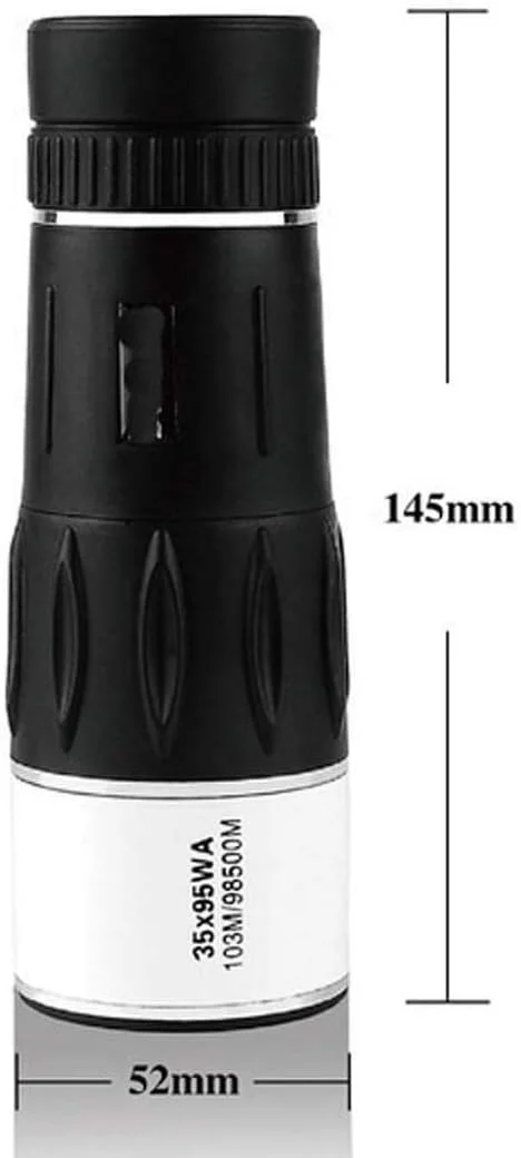 دوربین دوچشمی قابل حمل KANBUN با بزرگنمایی بالا 35X95 تلسکوپ تک چشمی برای تماشای پرندگان، پیاده روی و کنسرت ها 35 برابر