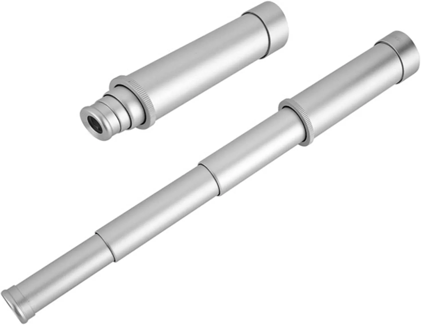 دوربین تئاتر برنجی قدیمی، تک چشمی قابل حمل با زوم 25X40 ابزار هدف گیری صیقلی تماشای پرندگان شکار پیاده روی مسافرت کودکان بزرگسالان (رنگ: نقره ای)