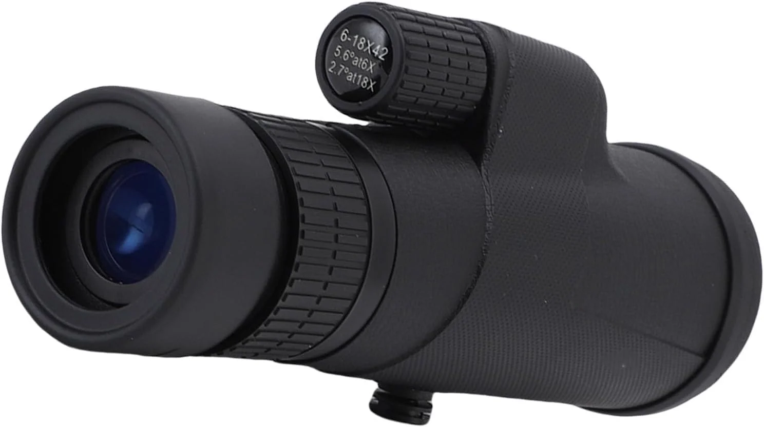 تلسکوپ تک چشمی زوم JTLB 6-18x42، تلسکوپ تک چشمی قدرتمند برای تماشای پرندگان، مسافرت و کمپینگ با اپتیک پیشرفته، بدنه بیرونی لاستیکی راحت