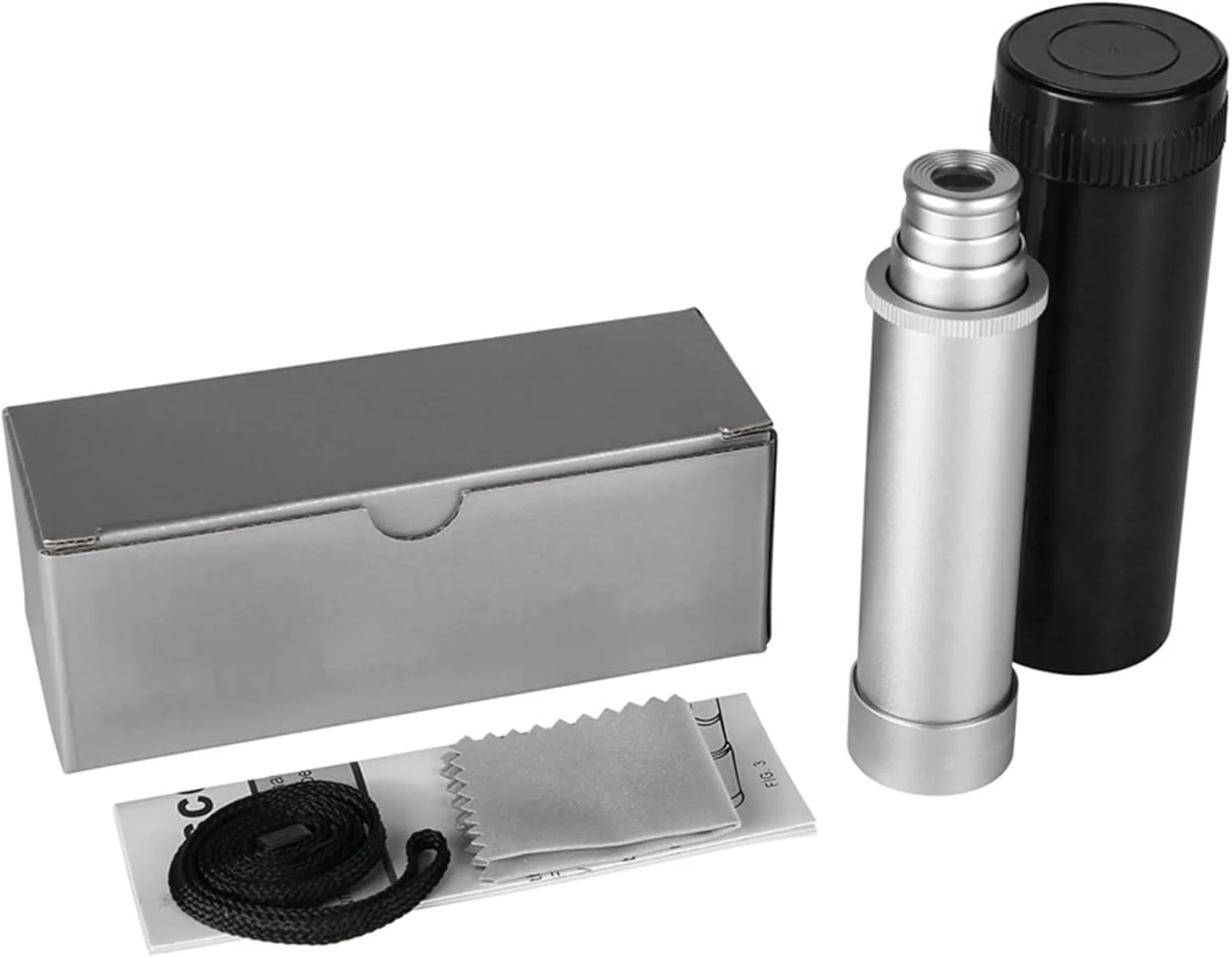 دوربین تئاتر برنجی قدیمی، تک چشمی قابل حمل با زوم 25X40 ابزار هدف گیری صیقلی تماشای پرندگان شکار پیاده روی مسافرت کودکان بزرگسالان (رنگ: نقره ای)