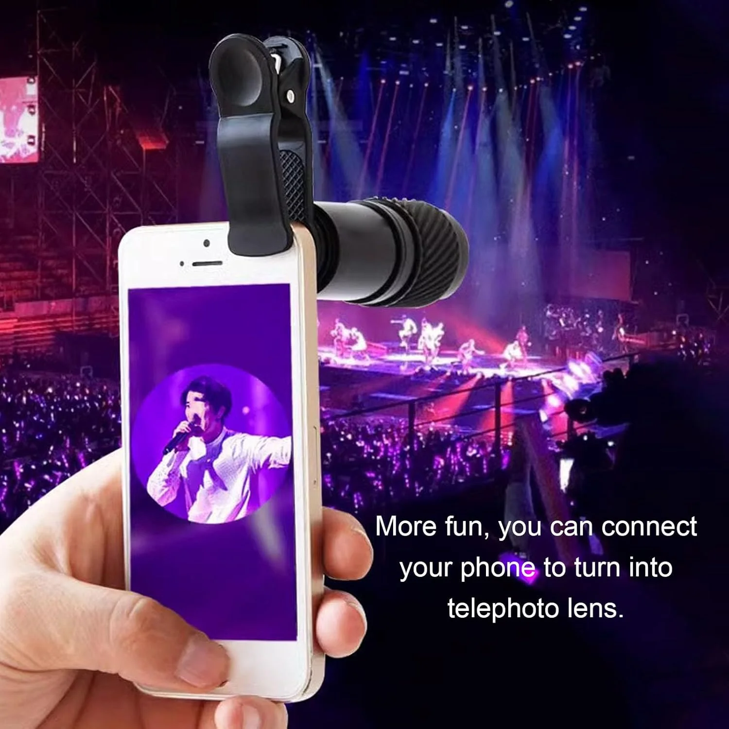 تلسکوپ مونوکولار 7x18، مونوکولار دستی سبک وزن برای پیاده‌روی، تماشای پرندگان و کنسرت‌ها با چشمی بزرگ و زاویه دید گسترده