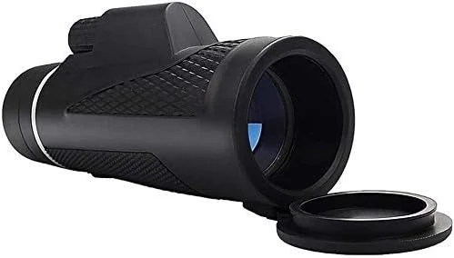 تلسکوپ تک چشمی قدرتمند KANBUN 10X42 قابل حمل، تلسکوپ تک چشمی با کیفیت بالا، دارای گیره تلفن همراه و سه پایه