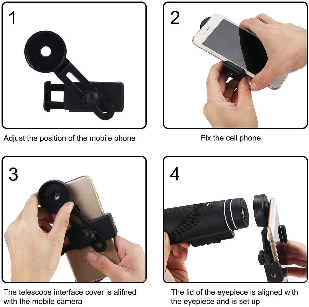تلسکوپ تک چشمی قابل حمل 40 X 60 مناسب فضای باز برای مسافرت های طولانی، کمپینگ و دیدن مناظر | 15.0 x 5.2 x 4.2 سانتی متر | مشکی تلسکوپ تک چشمی قابل حمل 40 X 60 مناسب فضای باز برای مسافرت های طولانی، کمپینگ و دیدن مناظر | 15.0 x 5.2 x 4.2 سانتی متر | مشکی
