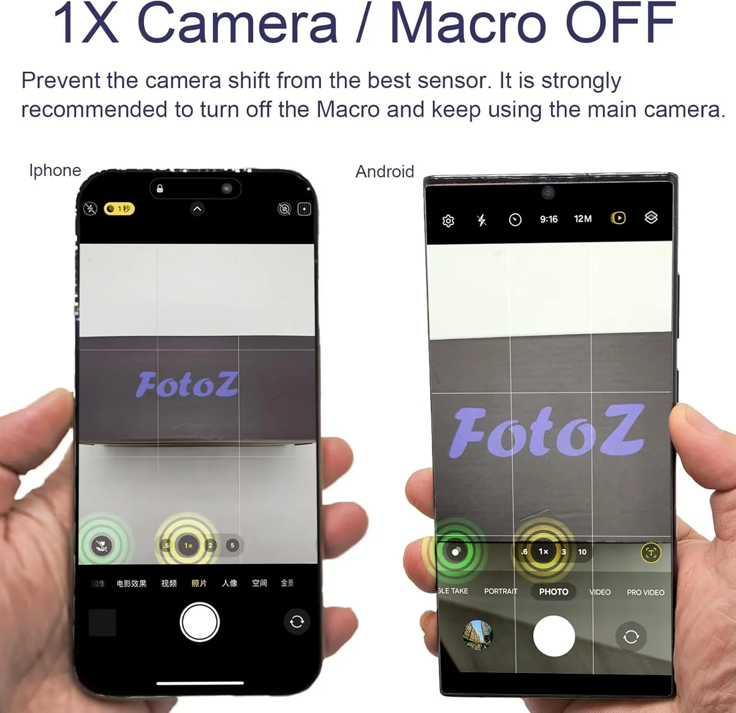 تلسکوپ تک چشمی 8X FotoZ برای آیفون، اندروید و اکثر تلفن های هوشمند، با لنز تله فوتو زوم اپتیکال 8X، گیره تلفن جهانی 17 میلی متری و کیف نگهداری تلسکوپ تک چشمی 8X FotoZ برای آیفون، اندروید و اکثر تلفن های هوشمند، با لنز تله فوتو زوم اپتیکال 8X، گیره تلفن جهانی 17 میلی متری و کیف نگهداری