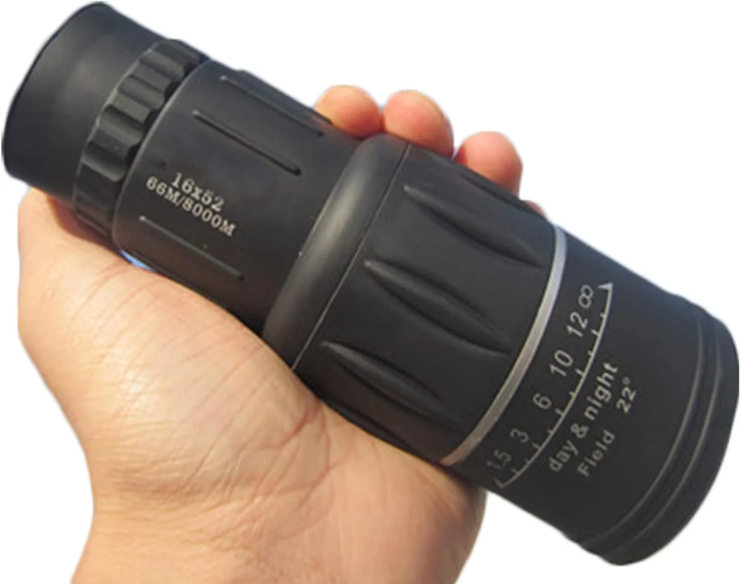 تلسکوپ تک چشمی 16x52 با قابلیت زوم و فوکوس دوگانه برای تماشای پرندگان، حیات وحش، کمپینگ، پیاده روی، گردشگری و محافظت