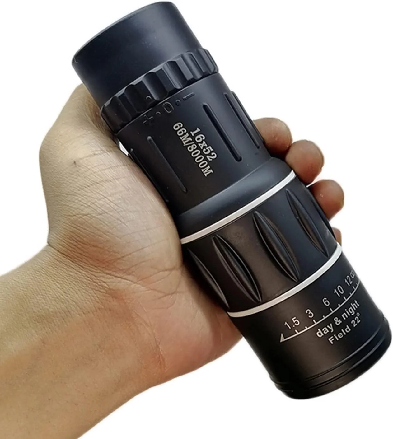 تلسکوپ تک چشمی 16x52 با قابلیت زوم و فوکوس دوگانه برای تماشای پرندگان، حیات وحش، کمپینگ، پیاده روی، گردشگری و محافظت