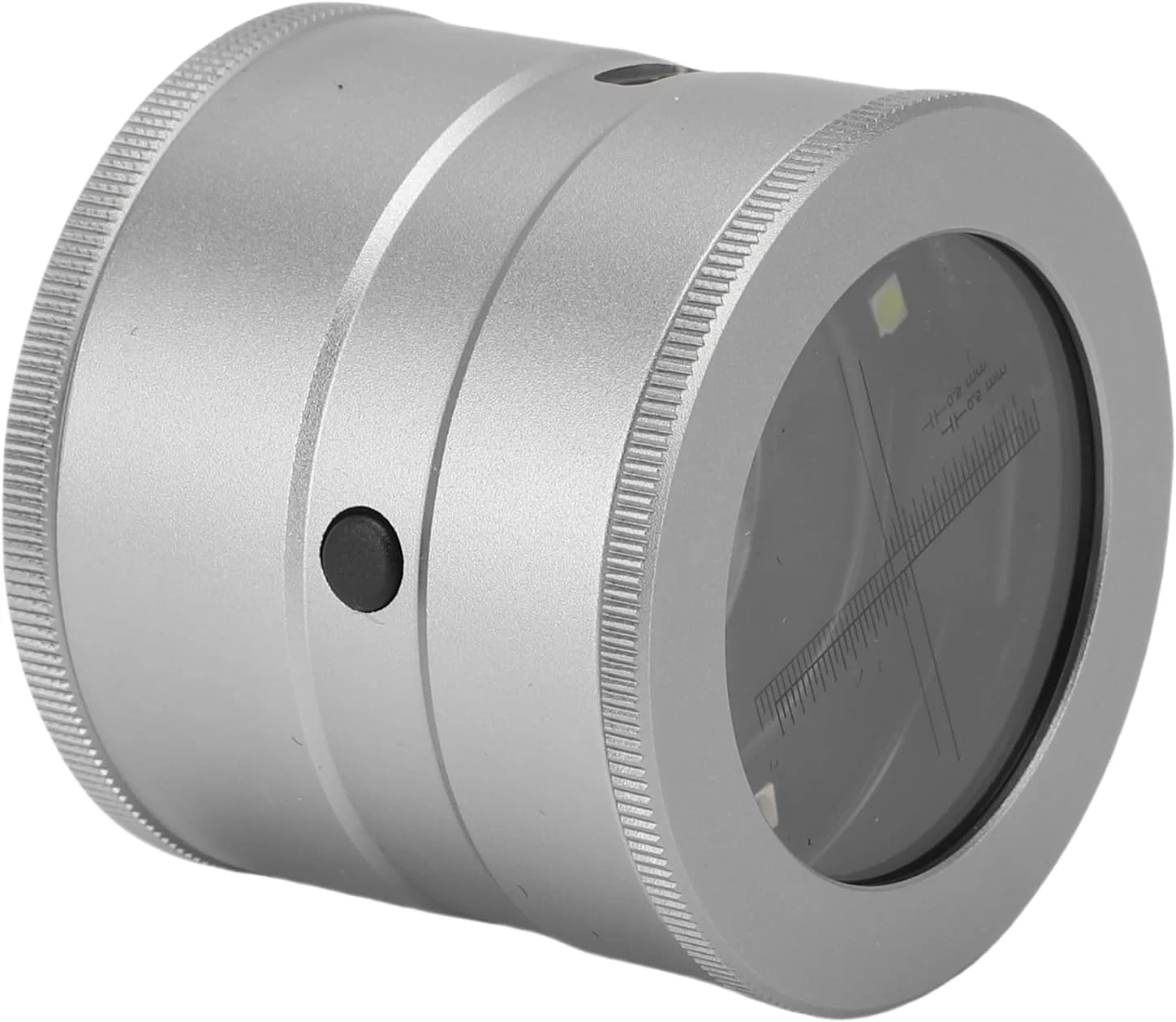 بزرگنمایی 10 برابری Fabater با باتری قابل شارژ USB، شیشه تک چشمی جمع و جور برای بازرسی سنگ های قیمتی، ساخته شده از آلیاژ آلومینیوم