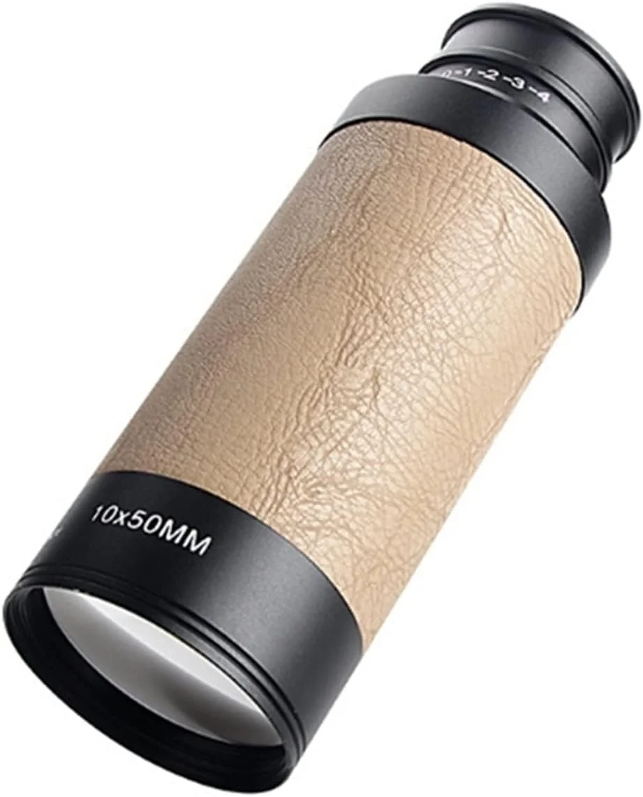 تلسکوپ تک چشمی کششی ضدآب قدرتمند 10X50 HD حرفه ای برای شکار و کمپینگ