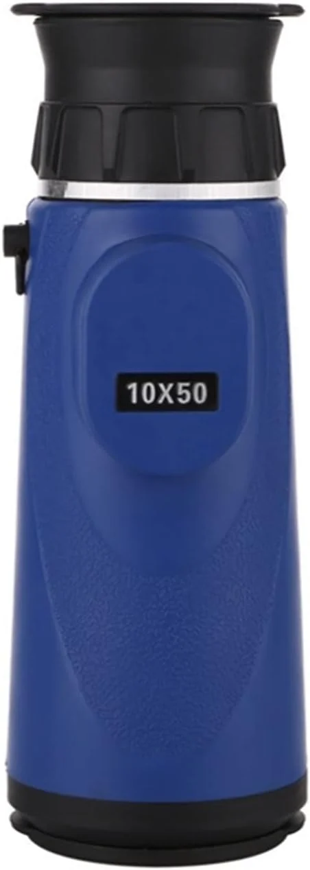 تلسکوپ تک چشمی ضدآب 10x50 با عدسی چشمی بزرگ، قدرت بالا، وضوح بالا، قابل حمل برای فضای باز