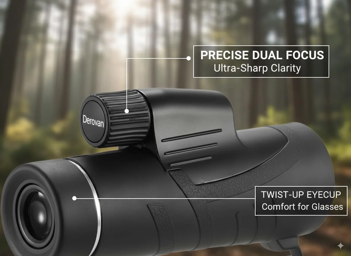 تک چشمی 10×42 – ضد آب، ضد مه، طراحی جمع و جور با بزرگنمایی 10 برابر تک چشمی 10×42 – ضد آب، ضد مه، طراحی جمع و جور با بزرگنمایی 10 برابر