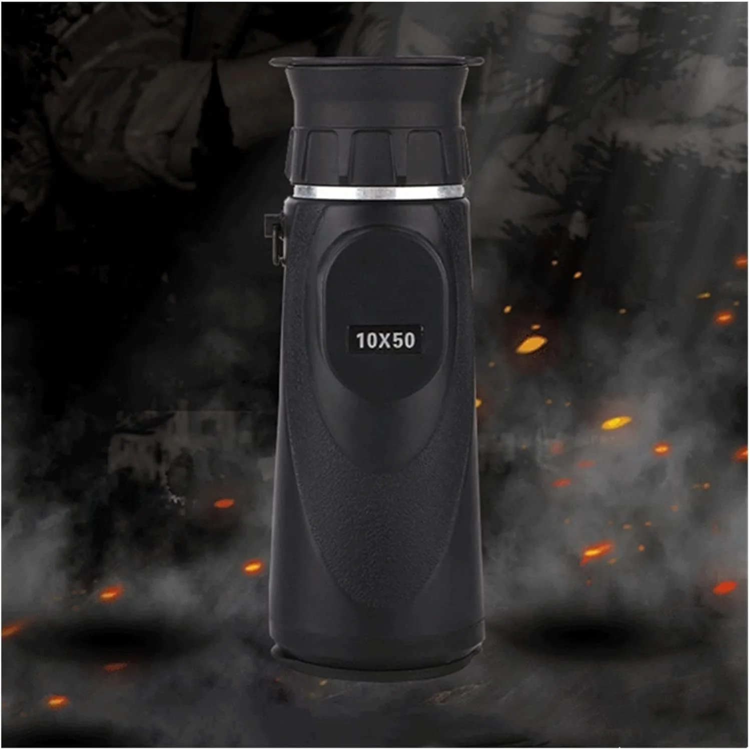 تلسکوپ تک چشمی ضدآب 10x50 با عدسی چشمی بزرگ، قدرت بالا، وضوح بالا، قابل حمل برای فضای باز