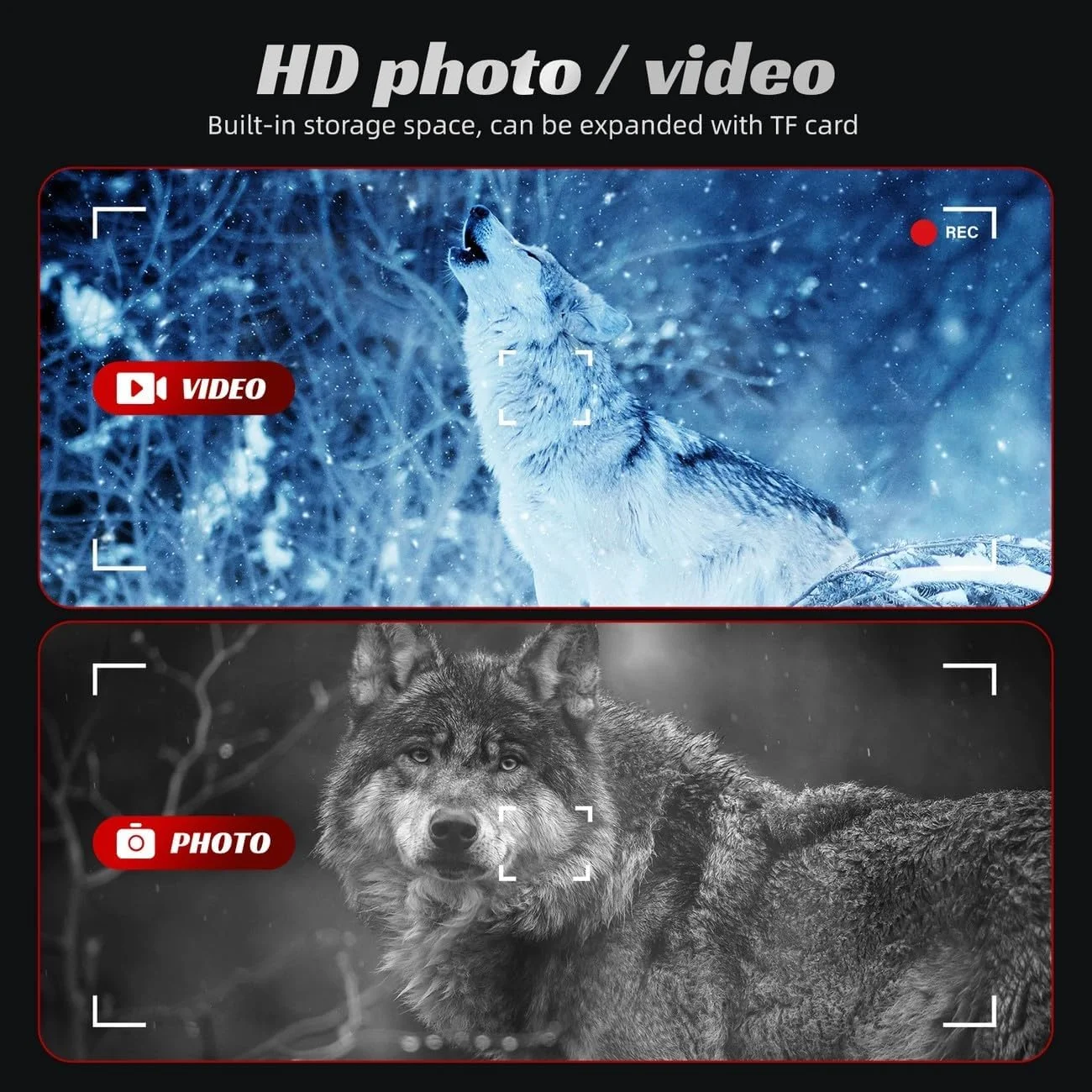 تک چشمی دید در شب دیجیتال، زوم 10 برابر، صفحه نمایش 2 اینچی HD، برد 800 متر، ضبط ویدیو 1080P، نور مادون قرمز تک چشمی دید در شب دیجیتال، زوم 10 برابر، صفحه نمایش 2 اینچی HD، برد 800 متر، ضبط ویدیو 1080P، نور مادون قرمز