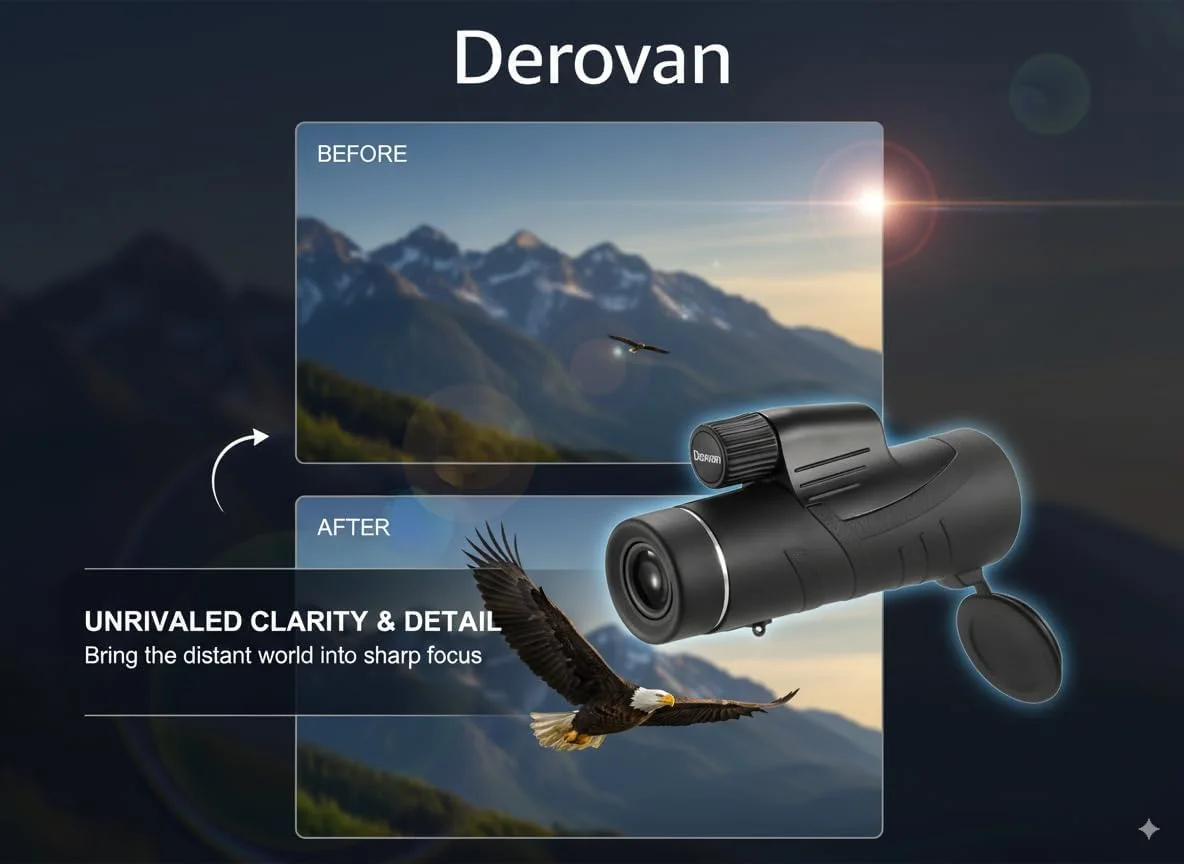 تک چشمی 10×42 – ضد آب، ضد مه، طراحی جمع و جور با بزرگنمایی 10 برابر تک چشمی 10×42 – ضد آب، ضد مه، طراحی جمع و جور با بزرگنمایی 10 برابر