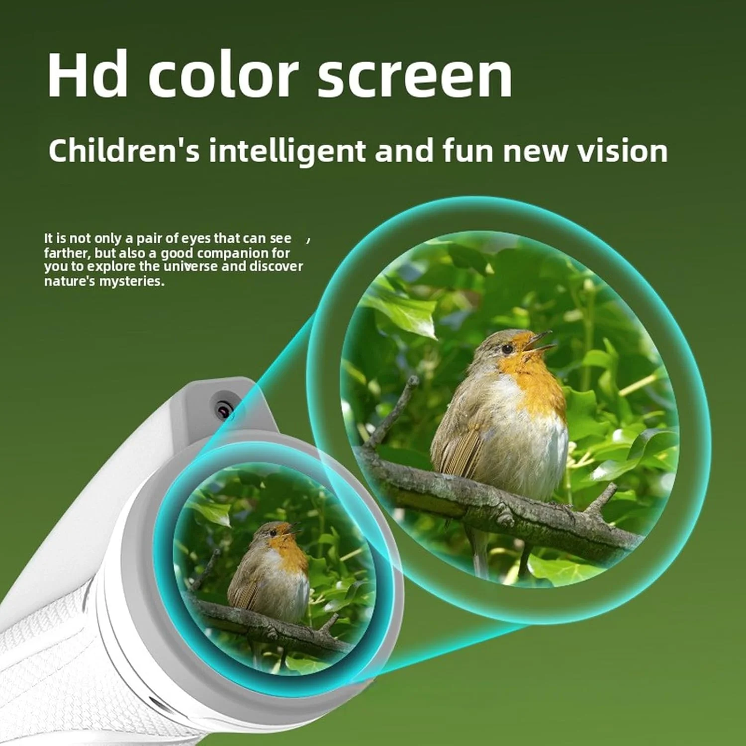 تلسکوپ تک چشمی دیجیتال Annadue، ضبط ویدئو 1080P HD با صفحه نمایش 1.5 اینچی، باتری 750mAh، شارژ Type C، مناسب برای مسافرت و کمپینگ