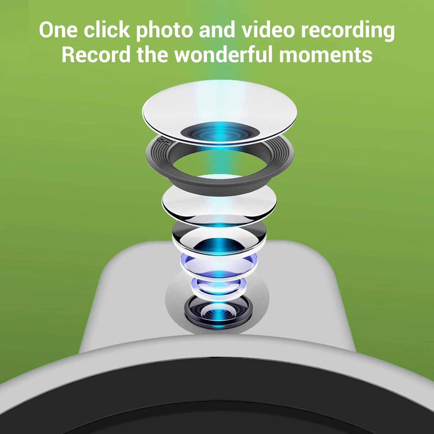 تلسکوپ تک چشمی دیجیتال Annadue، ضبط ویدئو 1080P HD با صفحه نمایش 1.5 اینچی، باتری 750mAh، شارژ Type C، مناسب برای مسافرت و کمپینگ